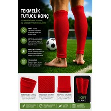 Voltrike Kırmızı Konç Topuksuz Tekmelik Tutucu