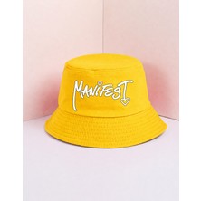 Lovver Manifest Yazılı Konser Konsept Premium Kalite Genç Bucket Şapka