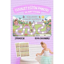 Alışveriş Kurdu Çocuklar Için Eğitici ve Eğlenceli Kelebek Macerası Tuvalet Eğitimi Sticker Panosu 29X40CM