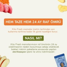Kito Fresh Ton Balıklı Kedi YEMEĞI%100 Taze Içerikli Mama 80 G x 8 Adet