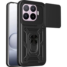 Vendas Xiaomi 17T Kılıf Magnetik Standlı Kamera Korumalı Zore Sürgülü Vega Kapak