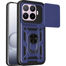 Vendas Xiaomi 17T Kılıf Magnetik Standlı Kamera Korumalı Zore Sürgülü Vega Kapak