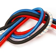 Bagaj Ahtapotu 3’lü Set, 100 cm Sabit ve 1,5 M’ye Kadar Uzayabilen Kalın, Dayanıklı Bagaj Lastiği, Metal Kancalı Gergi Ipi, Araba, Bisiklet, Motosiklet, Kamp ve Yük Sabitleme Aparatı