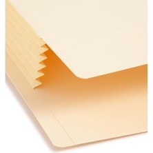 Ende Tab Dosya Çanta, Güçlendirilmiş Düz Kesimli Tab, 5 – 1/10,2 cm Expansion, Tyvek® – Lined® Zwickel, Legal Boyut, Manila, Kutu Başına 10 Adet (76174)