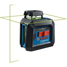 Professional Gll 2-20 G Çizgi Lazer (20M Çalışma Alanı, 4 x Aa Pil, Ip 64 Toza Karşı Koruma Sistemi, Yeşil Lazer, LB10 Tutucu, DK10 Tavan Klipsi, Takım Çantası)