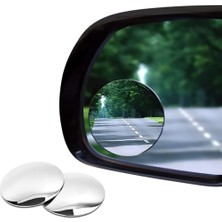 2'li Ayarlanabilir Kör Nokta Aynası – 360° Dönebilen Hd Geniş Açı Çerçevesiz Dikiz Ayna Aparatı, Otomobil, Suv, Kamyon ve Tüm Araçlar ile Uyumlu, Kolay Montajlı Ayna Eklentisi