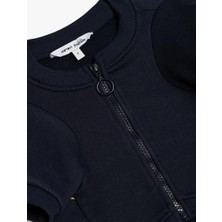 Koton Şardonlu Fermuarlı Arkası Baskılı Köpek Sweatshirt