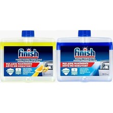 Bulaşık Makinesi Temizleyicisi Limonlu (1 x 250 Ml) ve Finish Bulaşık Makinesi Temizleyicisi (1 x 250 Ml)