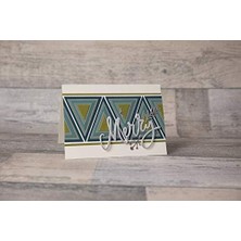 Thinlits 664748 Zımba Kalıbı 25'li Paket 664748 Istiflenmiş Tim Holtz, Istiflenmiş Fayans Üçgen, Tek Boy