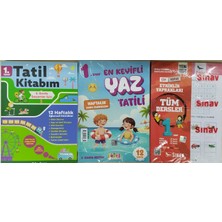 Eser Kaliteli Eğitim Yayınları 1. Sınıf Yaz Tatili Seti+1. Sınıf Tatil Kitabım 12 Haftalık Eğlenceli Etkinlikler Tudem Yayınları 2. Sınıfa Geçenler  Için+ Sınav Yaprak Test