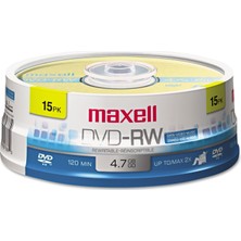 ® Dvd-Rw Disc, 4.7 Gb, 2 X, Spindle, Altın, 15/paket, Sold As 1 Paket – Yeniden Yazılabilir.