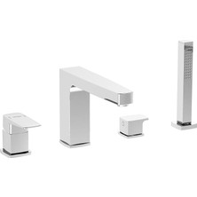 Root Square A42757 Küvet Bataryası, 4 Delikli, Krom