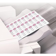Fotokopi Makineleri Için Yazdırılabilir Adres Etiketleri, 1-3/8" x 2-13/16", Beyaz, 2.400 Boş Posta Etiketi (05363)