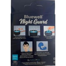 Bluewell Night Guard Diş Koruma Aparatı – Gece Diş Sıkma ve Gıcırdatma Koruyucu – Şeffaf ve Şekil Verilebilir Night Guard + Saklama Kutusu