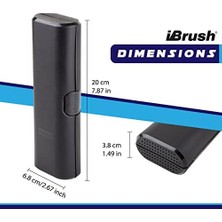 Ibrush Şarjlı Diş Fırçası Yedek Başlığı Koruma Kabı, Oral-B Elektrikli Diş Fırçaları Için Seyahat Kutusu, Saklama Kabı, Hijyenik Seyahat Kutusu