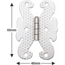 Kelebek Menteşe Metal 40 * 65MM Sarı (2 Adet)