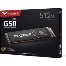 Teamgroup T- G50 512GB Slc Önbelleğe Alma 3D Tlc Nand Nvme Innogrit Pcıe GEN4X4 M.2 2280 Ultra Ince Grafen Isı Yayıcı ile Oyun Ssd'si Ps5 Okuma/yazma 5000/2500 Mb/s TM8FFE512G0C129 ile Çalışır