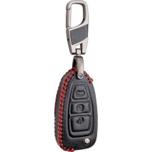 Deri Anahtar Kılıfı (Fiesta, Focus, Mondeo, C Max, Kuga, Tourneo ile Uyumlu)
