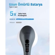 Şarjlı Vücut Masaj Aleti Cihazı Tüm Vücut 3 Başlıklı 6 Masaj Modlu 6 Hız Ayarlı Selülit Giderici Ağrı Giderici Kas Gevşetici
