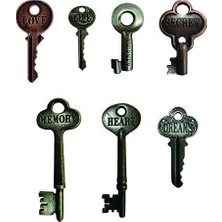 Idea-Ology Metal Word Keys 1.5 " To 3 7/pkg