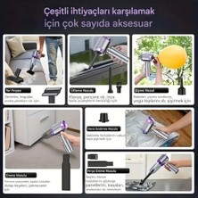 Kablosuz Güçlü Araç Süpürgesi ve Hava Üfleyici | 20000PA Turbo Vakum Gücü | 3 Kademeli Fırçasız Motor | Şarjlı Mini El Süpürgesi | Hepa Filtreli Oto Süpürgesi | Ev Ofis Araba Temizlik Makinesi |