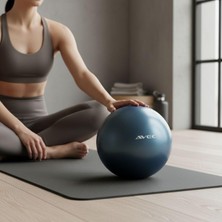 Avec Pilates Mini Topu, 25 Cm, Pvc Malzeme, Koyu Mavi