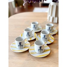 Girye Desen4 6 Kişilik 12 Parça Kahve Fincanı 90CC 04PPO000644