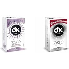 Zero Extreme 20'li Ekonomik Prezervatif+Okey Zero 20'li Ekonomik Prezervatif