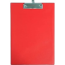 Ekc - A4 Kapaklı Sekreterlik Kırmızı, Bloknot Yazı Tablası, Clipboard