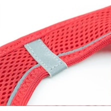 Walk Air Mesh Kırmızı Köpek Göğüs Tasması Large
