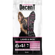 Decent Premium Kuzulu ve Pirinçli Yavru Köpek Maması 15 kg