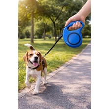 5 Metre Otomatik Geri Sarımlı Köpek Gezdirme Tasması, Dayanıklı Retractable Pet Leash, Ergonomik Kaymaz Tutma Sapı, Güçlü Metal Klips, Küçük Orta Irk Evcil Hayvanlar Için (Mavi)