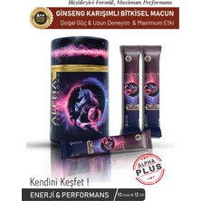 Alpha Plus Ginseng Macun Cakşırlı Maca Bitkisel Karışımlı Kuvvet Macun ( 12gr x 10 Adet )