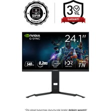 Rampage Zenith  ZN24TN540 24.1 TN 0,2ms 540Hz Adaptive Sync HDR400 PC Flat Oyuncu Monitörü