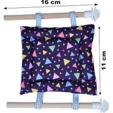 Kuş Yatağı Yumuşak Dokulu Kumaş Kuşlar Için Yatak Kuş Yatak En 11 cm Boy 11 cm