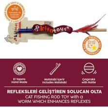 Kito Toys Solucan (Olta) Peluş Kedi Oyuncağı