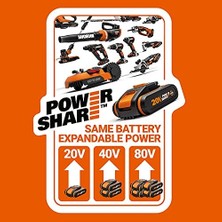 Worx WG829E 20VOLT 2.0AH. Li-Ion 5lt. Omuz Askılı Basınçlı Ilaçlama ve Dezenfektan Pompası