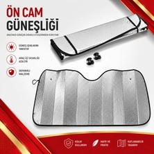 Ön Cam Güneşliği Metalize Parlak Alüminyum Baloncuklu