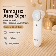 Neno Medic T07 Temassız Ateş Ölçer Termometre – Bebek ve Aile Için Hızlı, Hassas ve Güvenli Ölçüm