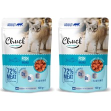 Chuck Pouches, Yetişkin, Balıklı 100 gr x 24 Adet (2 Paketi)