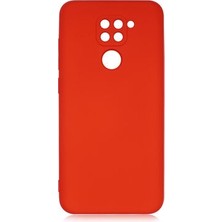 Tekno Grup Xiaomi Redmi Note 9 Kılıf  Içi Kadife Yumuşak Lansman Kılıf-Kırmızı