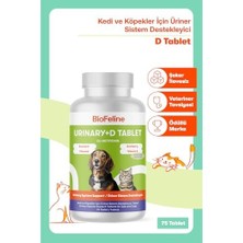 Urinary+D Tablet (Kedi ve Köpekler Için Idrar Yolu Düzenleyen Bağışıklık Sistemi Güçlendirici Tablet) (3 Paketi)
