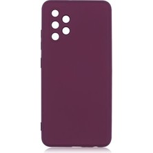 Tekno Grup Galaxy A32 4g Kılıf Içi Kadife Yumuşak Lansman Kılıf-Koyu Mor