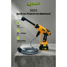Reschmann R-2003 Dijital Göstergeli 3 Kademeli Şarjlı Araç Yıkama Makinesi