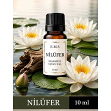 E.M.S NİLÜFER Esansiyel Uçucu Yağ Buhurdanlık Yağı Difüzör Esansı Oda Kokusu Esansı Mum Esansı 10 Ml.