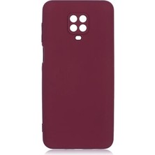 Tekno Grup Xiaomi Redmi Note 9s O Kılıf  Içi Kadife Yumuşak Lansman Kılıf-Koyu Mor