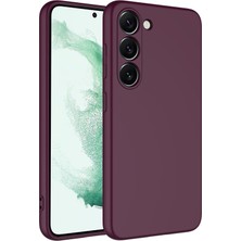 Tekno Grup Galaxy S23 Kılıf Içi Kadife Yumuşak Lansman Kılıf-Koyu Mor