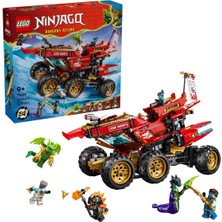 LEGO Nınjago Kara Gemisi 71869 - 9 Yaş ve Üzeri Çocuklar Için 3 Araç ve 6 Minifigür Içeren Yaratıcı Oyuncak Yapım Seti (1214 Parça)