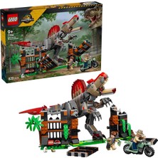 LEGO Jurassic World Spinosaurus Dinozor Kaçışı 77982 - 9 Yaş ve Üzeri Erkek ve Kız Çocuklar Için Yaratıcı Oyuncak Yapım Seti (820 Parça)