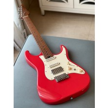 Soloking Ms-11 Classic MKII With Roasted Maple Fb In Fiesta Red W/gigbag